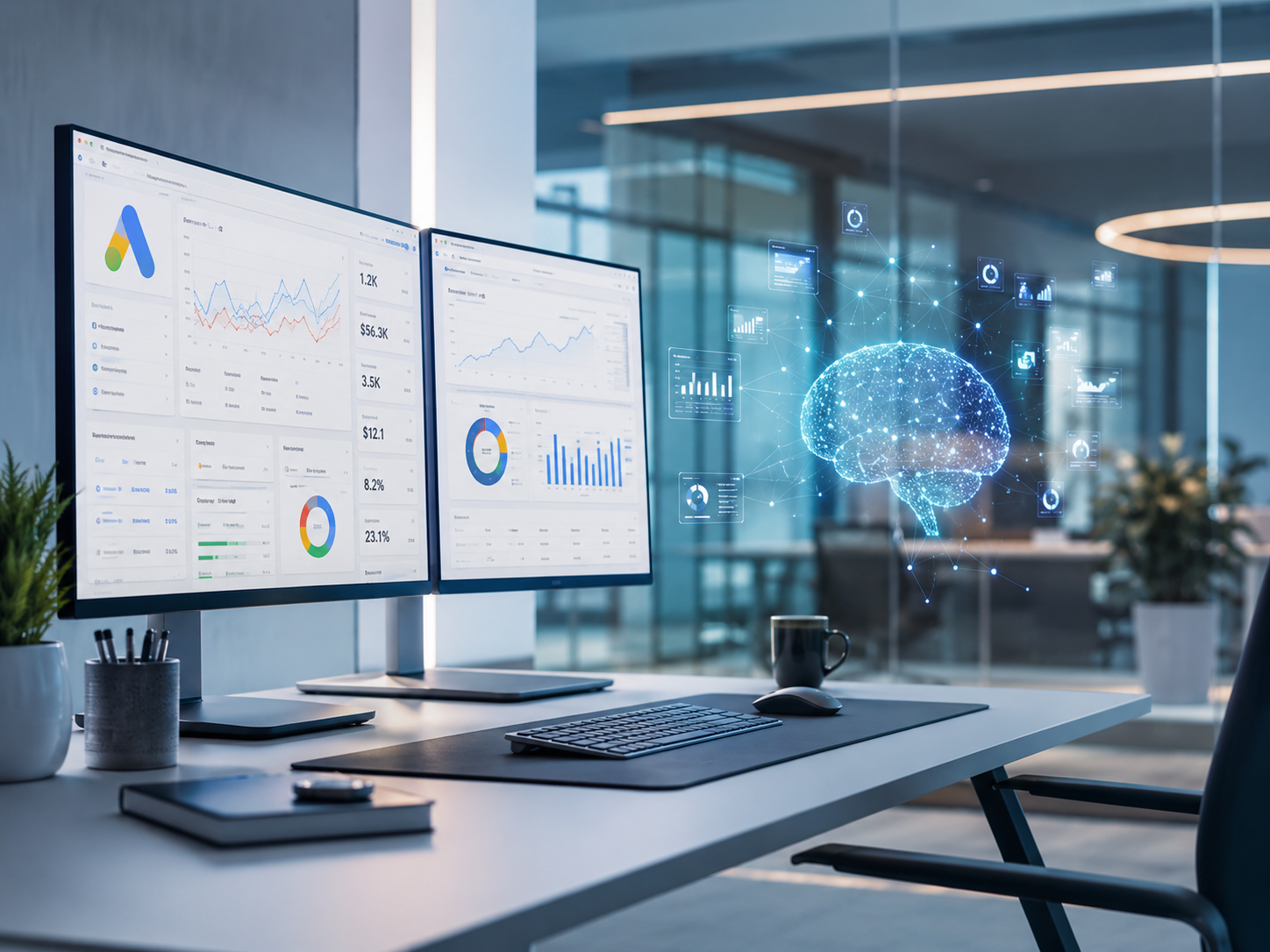 Google Ads e inteligencia artificial para captar clientes y optimizar campañas.